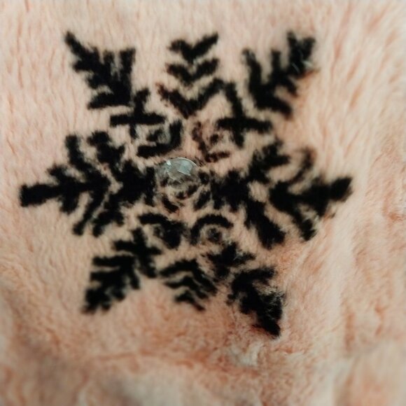 Vintage pink Snowflake Rabbit fur coat dyed - Picture 10 of 16